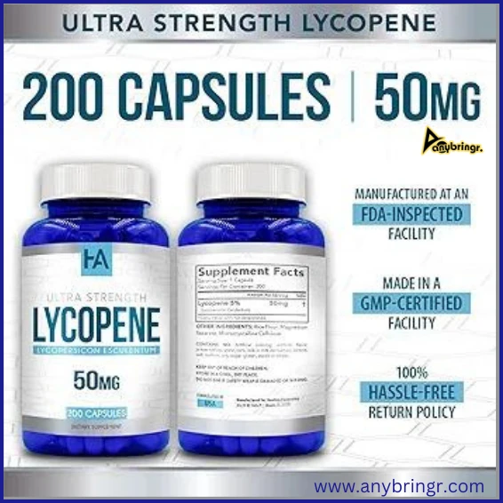 Healing Awakening Lycopene 50mg - 200 Vegetarian Capsules